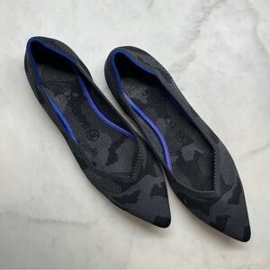 Rothy’s the Point Flats in Dark Camo size 8.5